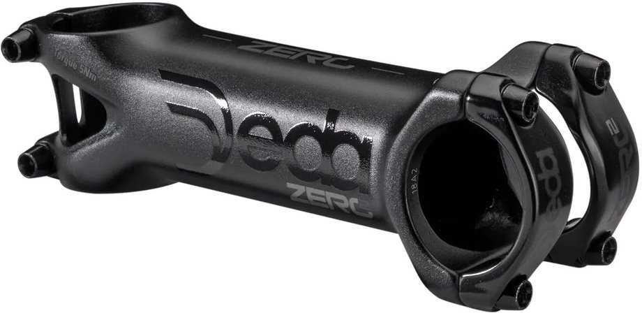 DEDA Zero2 Aluminium Rennrad Vorbau 1 1/8""/31,7mm/-7° Schwarz Modell 2025