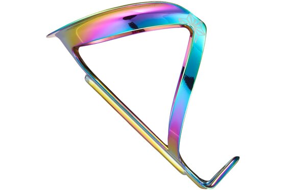 Trinkflaschen und Halter - Supacaz Fly Cage Ano Aluminum Flaschenhalter - oil slick