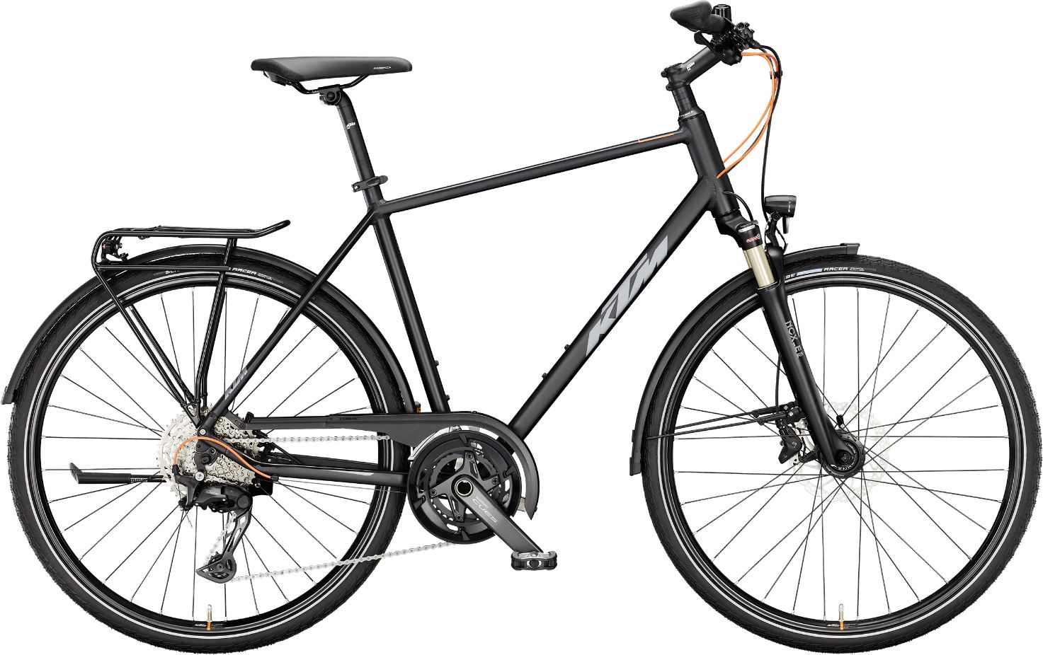 KTM Life 1964 Black matt (grey+orange) - 28 Zoll - Diamant (2024)