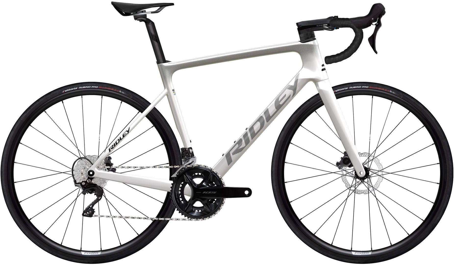 Ridley Falcn Pearl White - 28 Zoll - Diamant (2025)