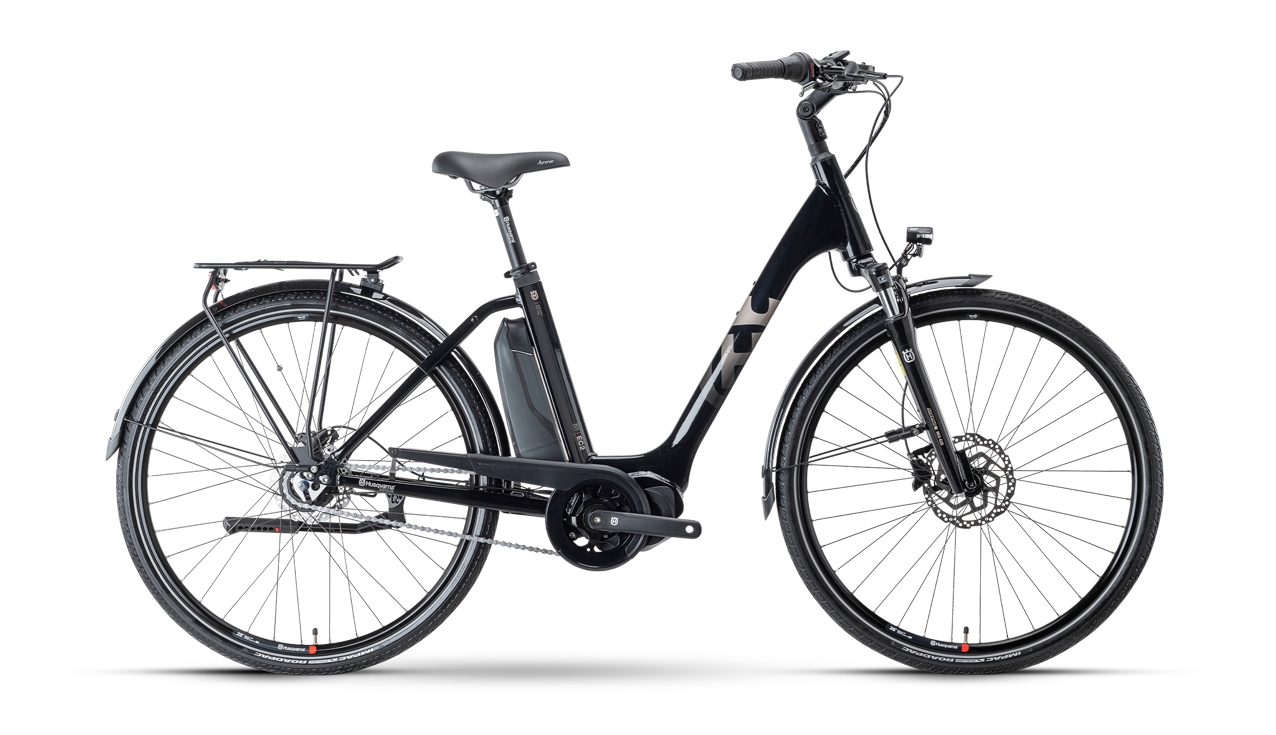Husqvarna Eco City 2 FW 418 Schwarz - 418 Wh - 28 Zoll - Tiefeinsteiger (2023)