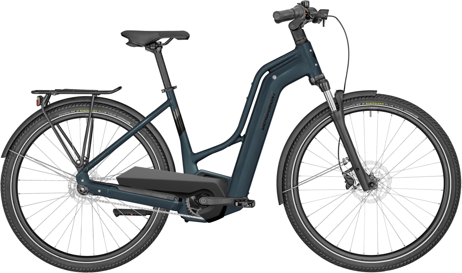 Bergamont E-Horizon N5e FH Amsterdam Blau - 500 Wh - 28 Zoll - Doppelrohr (2024)