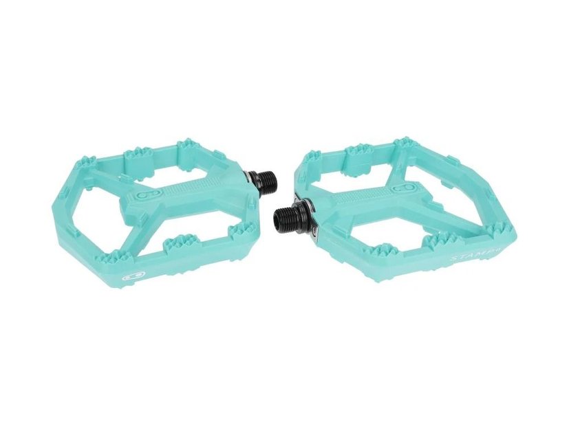 Crankbrothers Stamp 0 Large Plattform-Pedal Türkis Modell 2026