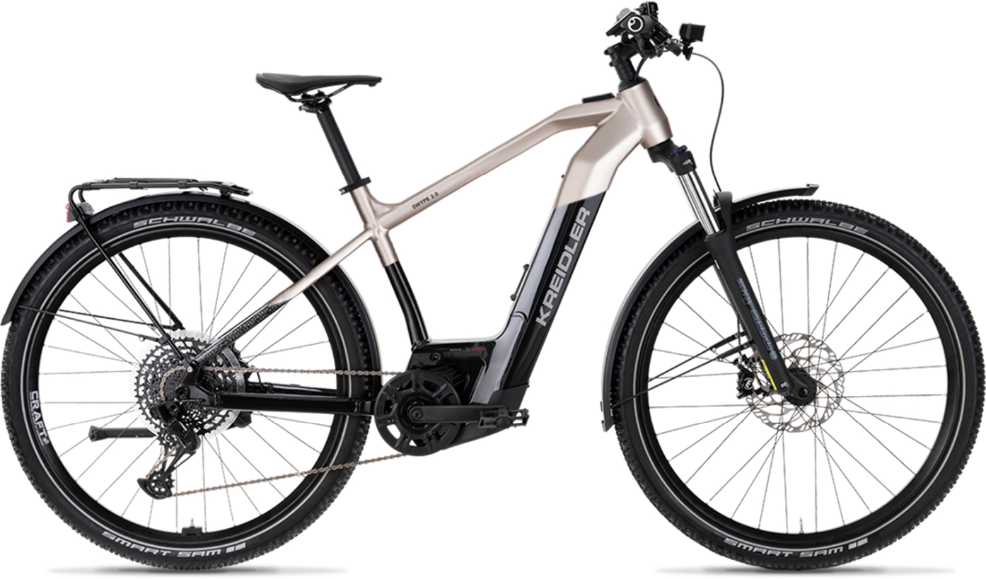 Kreidler Swype 2.0 HT EQ Schwarz - 625 Wh - 29 Zoll - Diamant (2025)