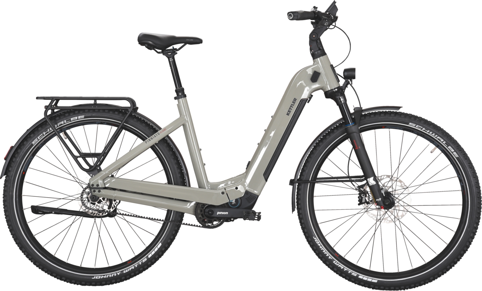 Kettler Pinniato HT Sport Gentlemen´s Grey Shiny - 720 Wh - 29 Zoll - Tiefeinsteiger (2025)