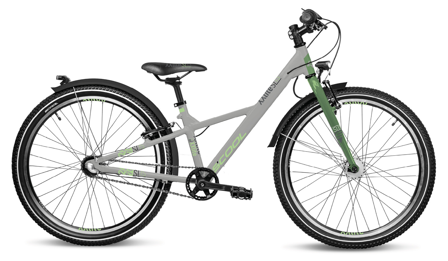 S'cool XXlite SL 20 silver/pastel green - 20 Zoll - Y-Rahmen (2025)