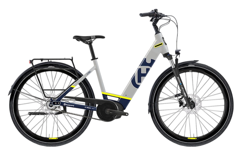 Husqvarna Grand Towner 5 CB White / Blue - 625 Wh - 26 Zoll - Tiefeinsteiger (2024)