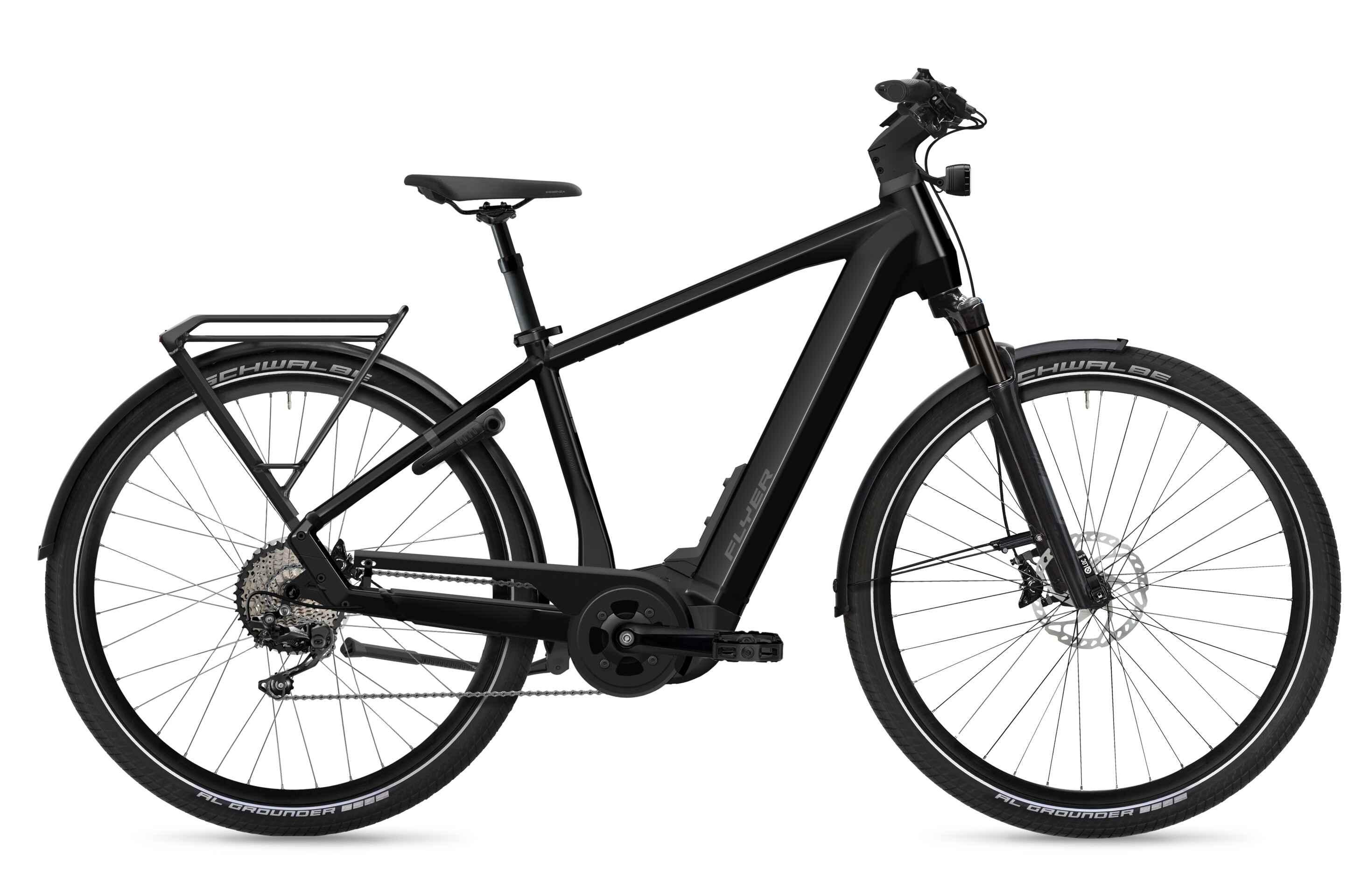 Flyer Upstreet 7.10 Pearl Black Gloss - 750 Wh - 28 Zoll - Diamant (2025)