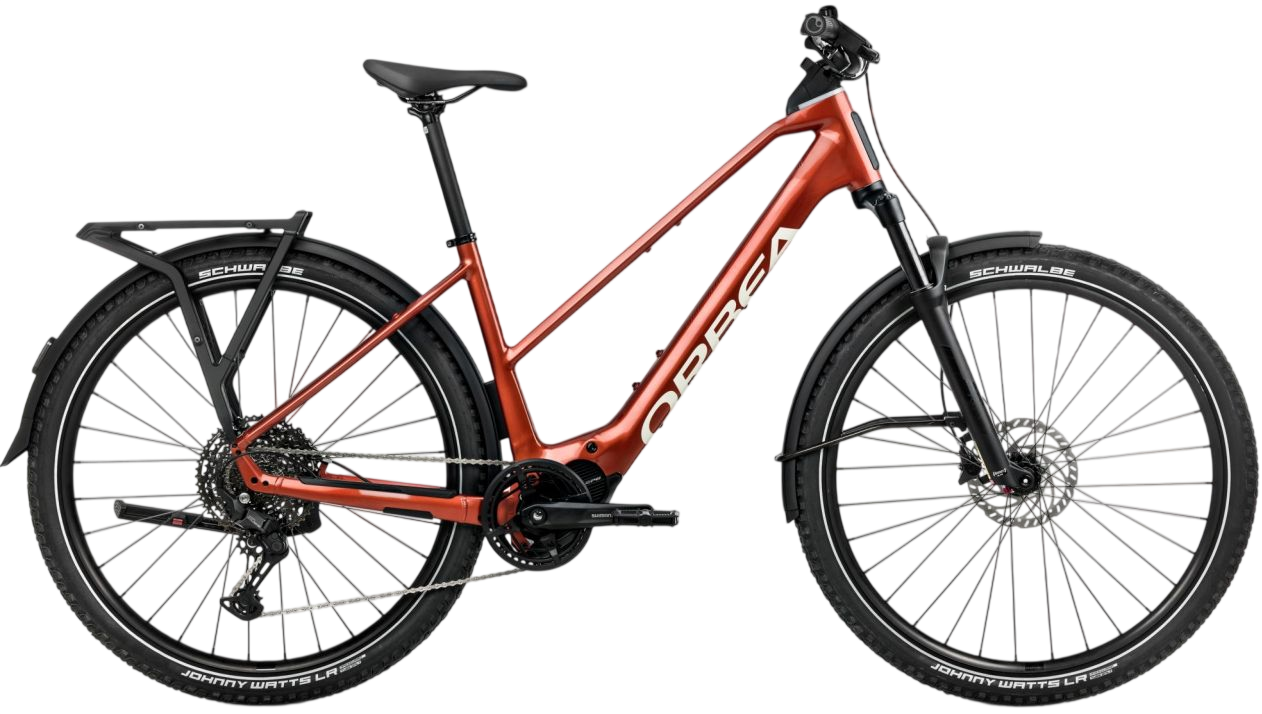 Orbea Kemen ADV 20 MID Mars Red - Ivory White - 630 Wh - 28 Zoll - Trapez (2026)