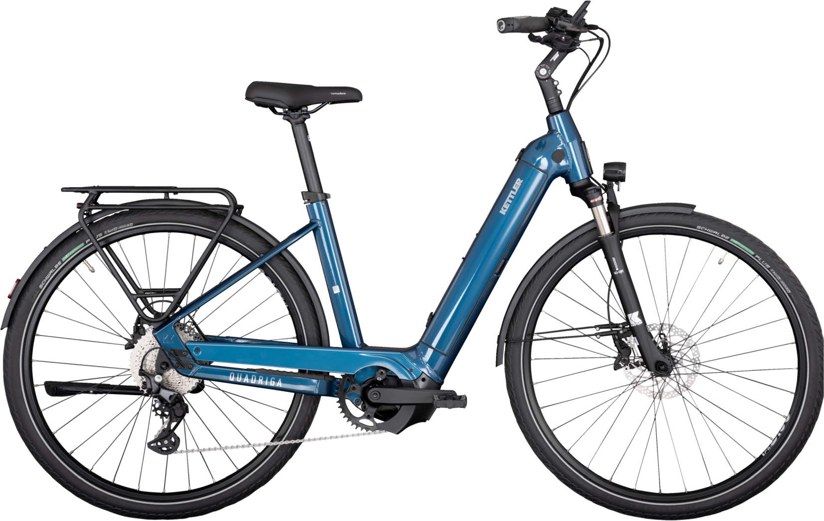 Kettler Quadriga CX10 LG Dark Blue Shiny - 750 Wh - 28 Zoll - Tiefeinsteiger (2025)