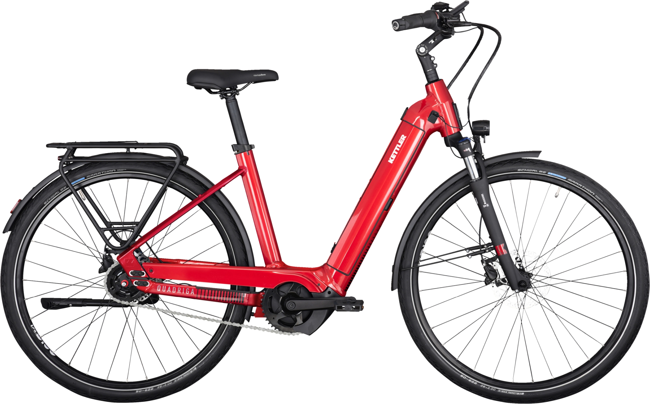 Kettler Quadriga P5 FL Red - 625 Wh - 28 Zoll - Tiefeinsteiger (2025)
