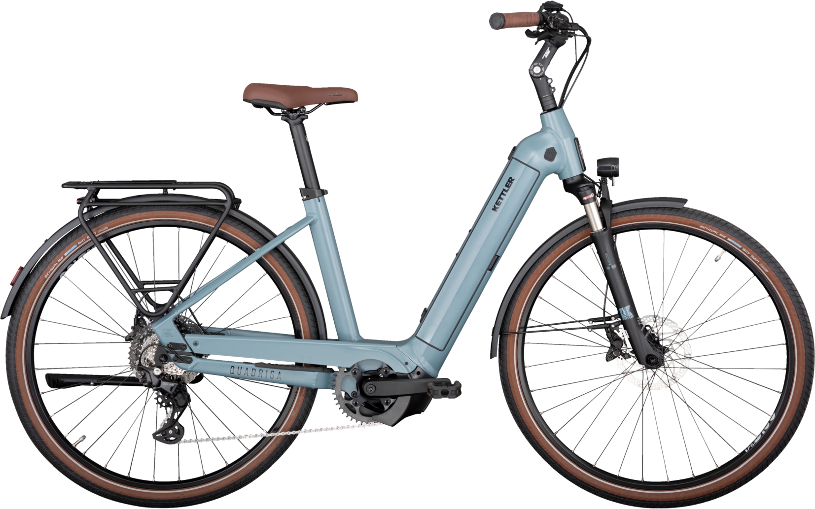 Kettler Quadriga CX10 LG Modern Blue Matt - 750 Wh - 28 Zoll - Tiefeinsteiger (2025)