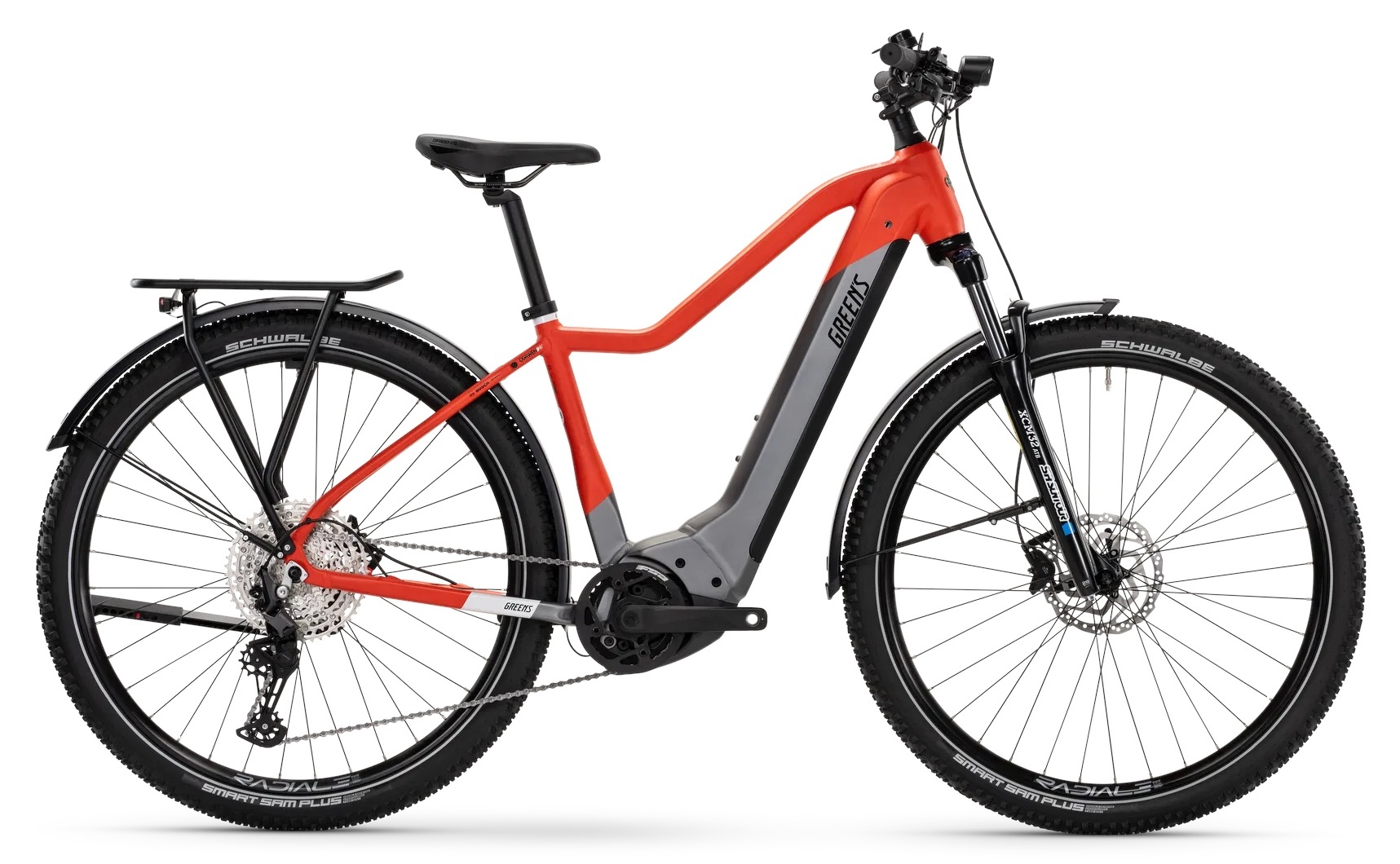 GREENS Corwen F750n High Rot - 750 Wh - 29 Zoll - Diamant (2024)