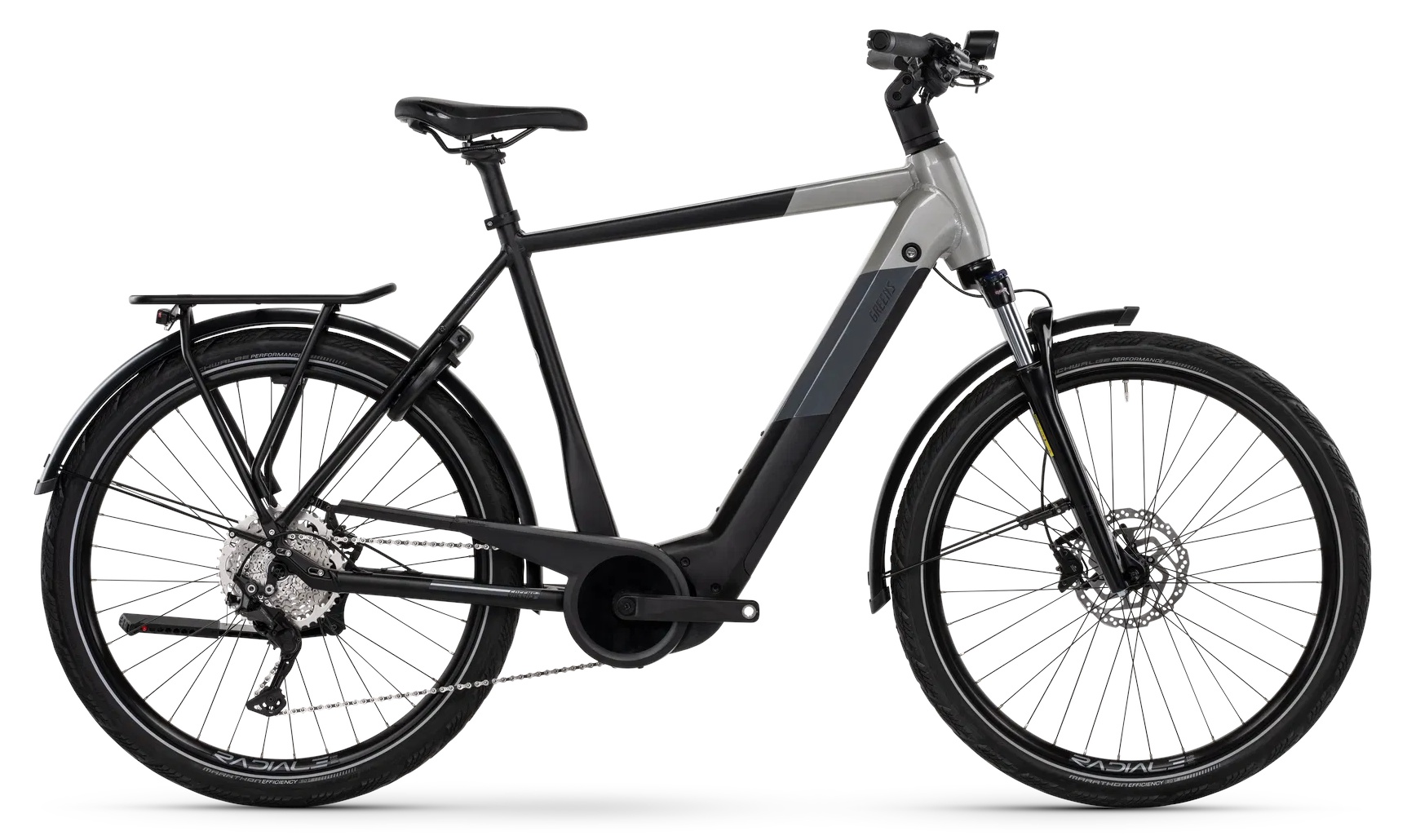 GREENS Richmond F625n High light grey-black matt - 625 Wh - 27,5 Zoll - Diamant (2024)