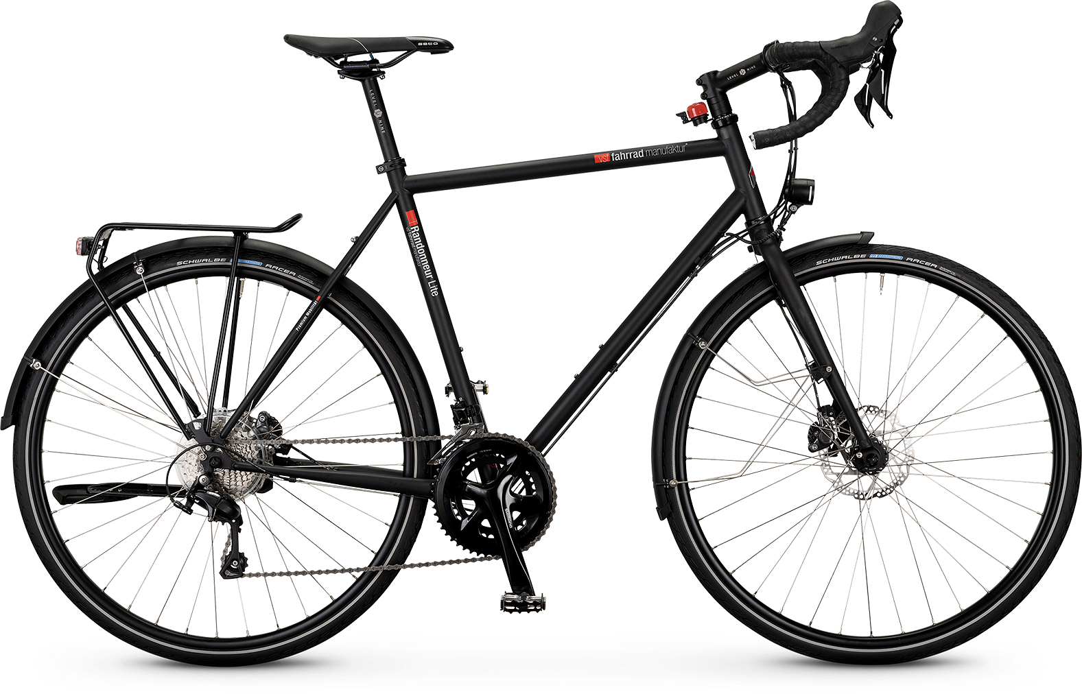 VSF Fahrradmanufaktur T-Randonneur Lite Ebony Matt - 28 Zoll - Diamant (2025)