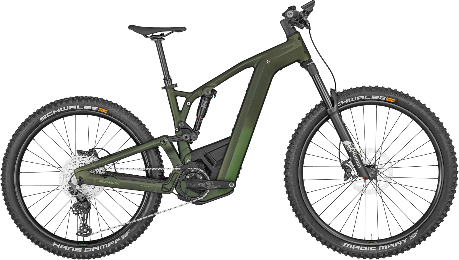 Bergamont E-Trailster 150 Expert Matt Khaki Green - 625 Wh - 27.5 Zoll - Fully (2023)