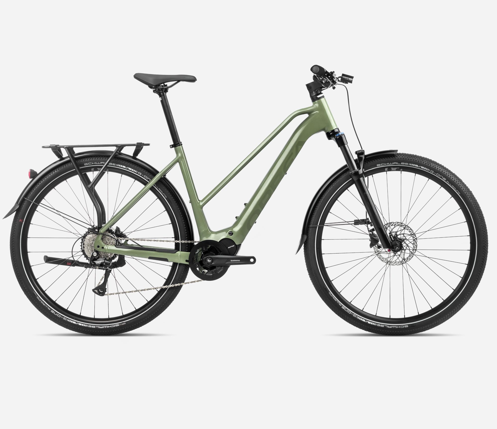 Orbea Kemen MID 40 Urban Green - 540 Wh - 28 Zoll - Trapez (2024)