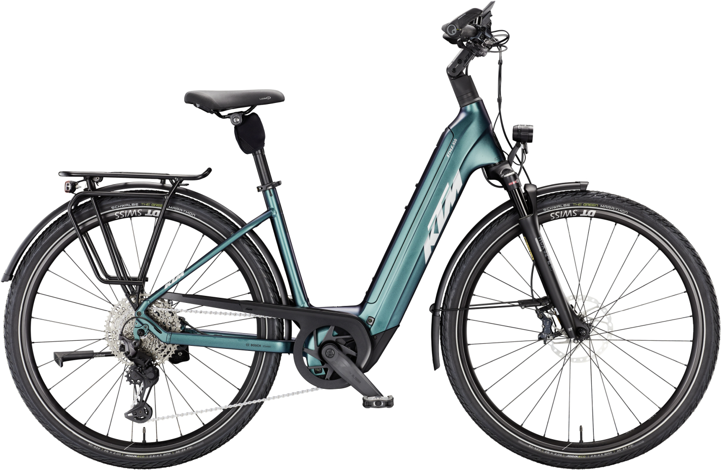 KTM Macina Style 810 Grün - 800 Wh - 28 Zoll - Tiefeinsteiger (2026)