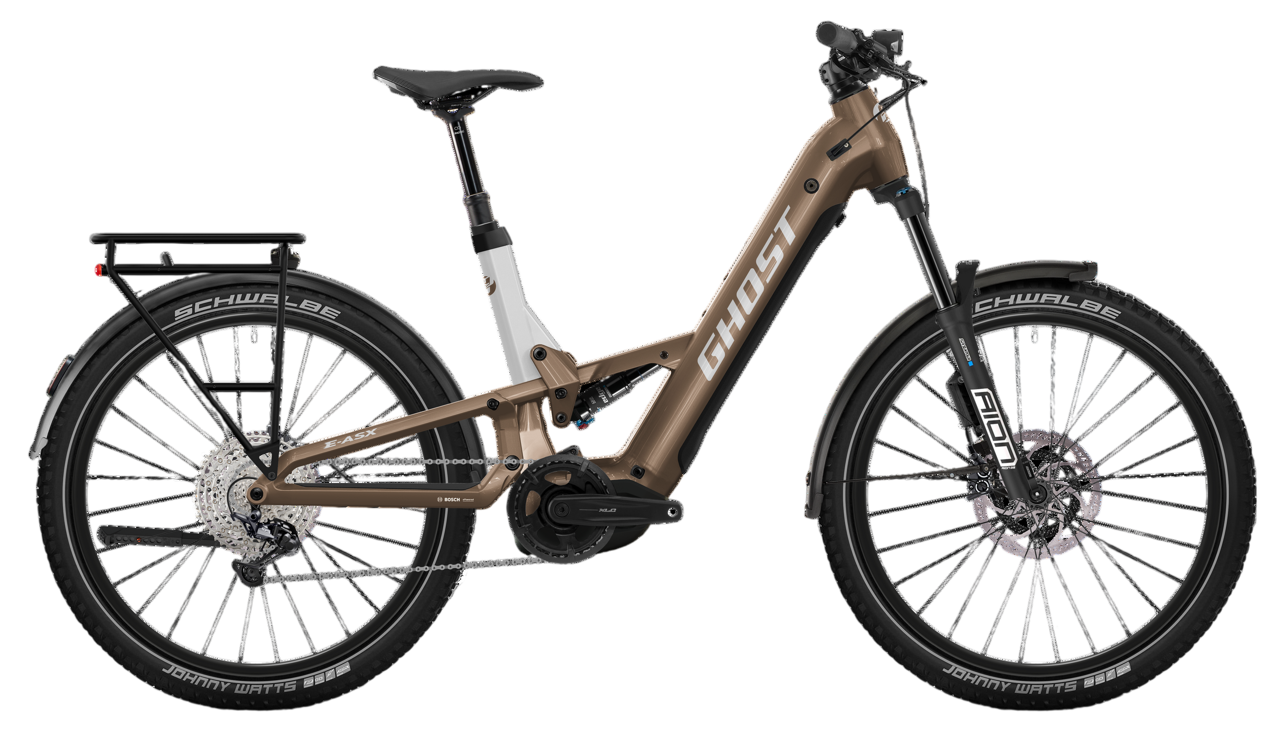 Ghost E-ASX ABS LOW EQ Rot - 800 Wh - 27,5 Zoll - Fully (2026)