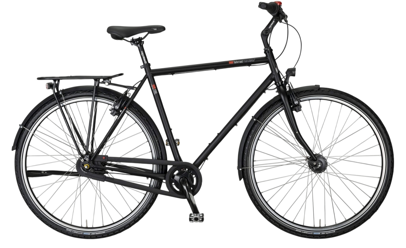 VSF Fahrradmanufaktur T-100 HS11 Schwarz ebony matt - 28 Zoll - Diamant