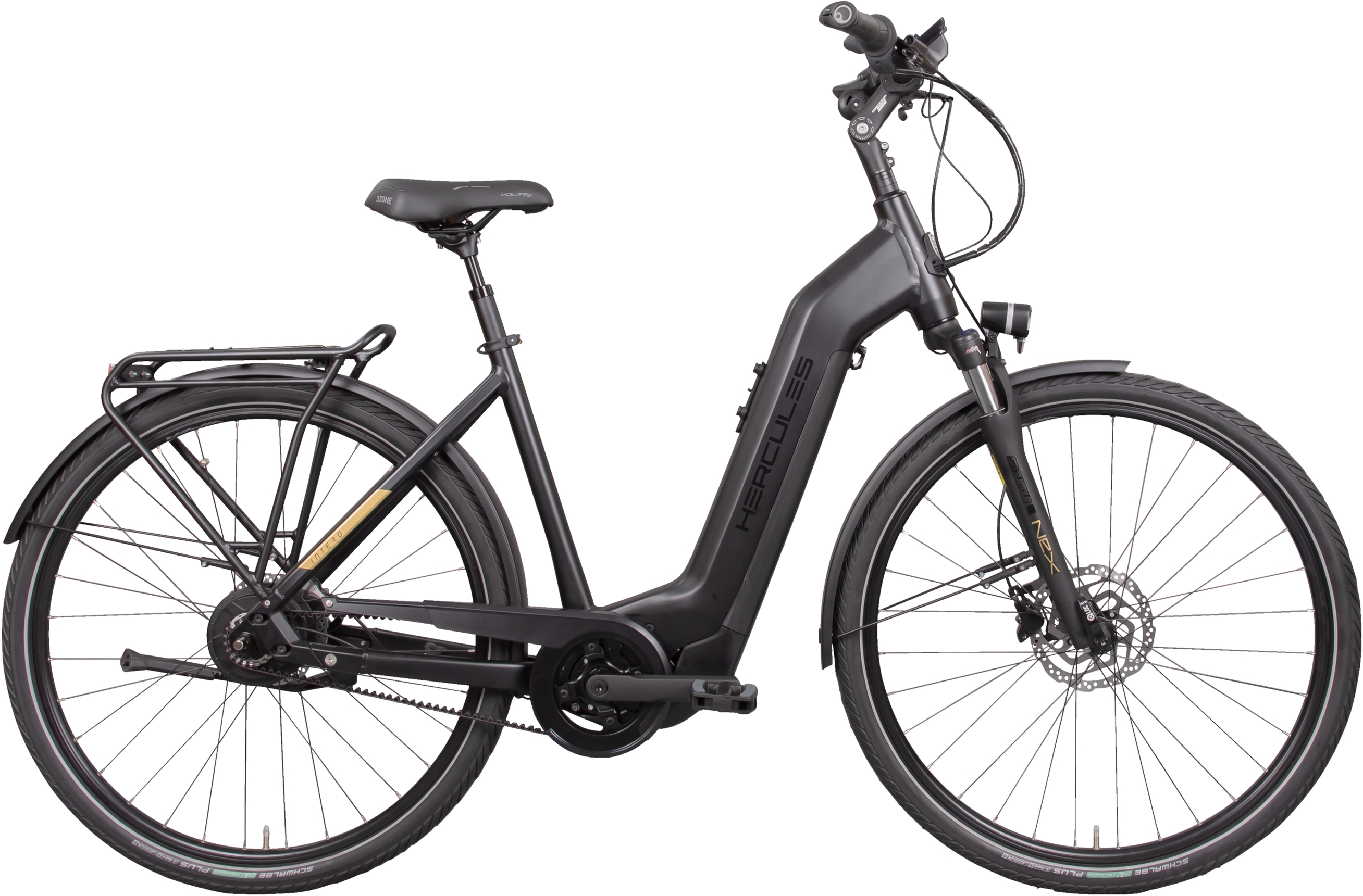 Hercules Intero I-F360 Black Matt - 630 Wh - 28 Zoll - Tiefeinsteiger (2022)
