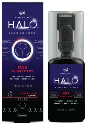Finish Line HALO Wax Lube Wachsschmiermittel, Flasche + Luber - 120ml Blau Modell 2026
