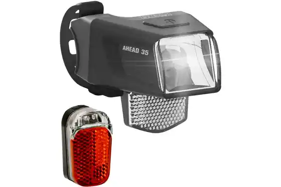 Fahrradzubehör Sale - Büchel Ahead 35 + Z-Fire Micro LED Beleuchtungsset StVZO