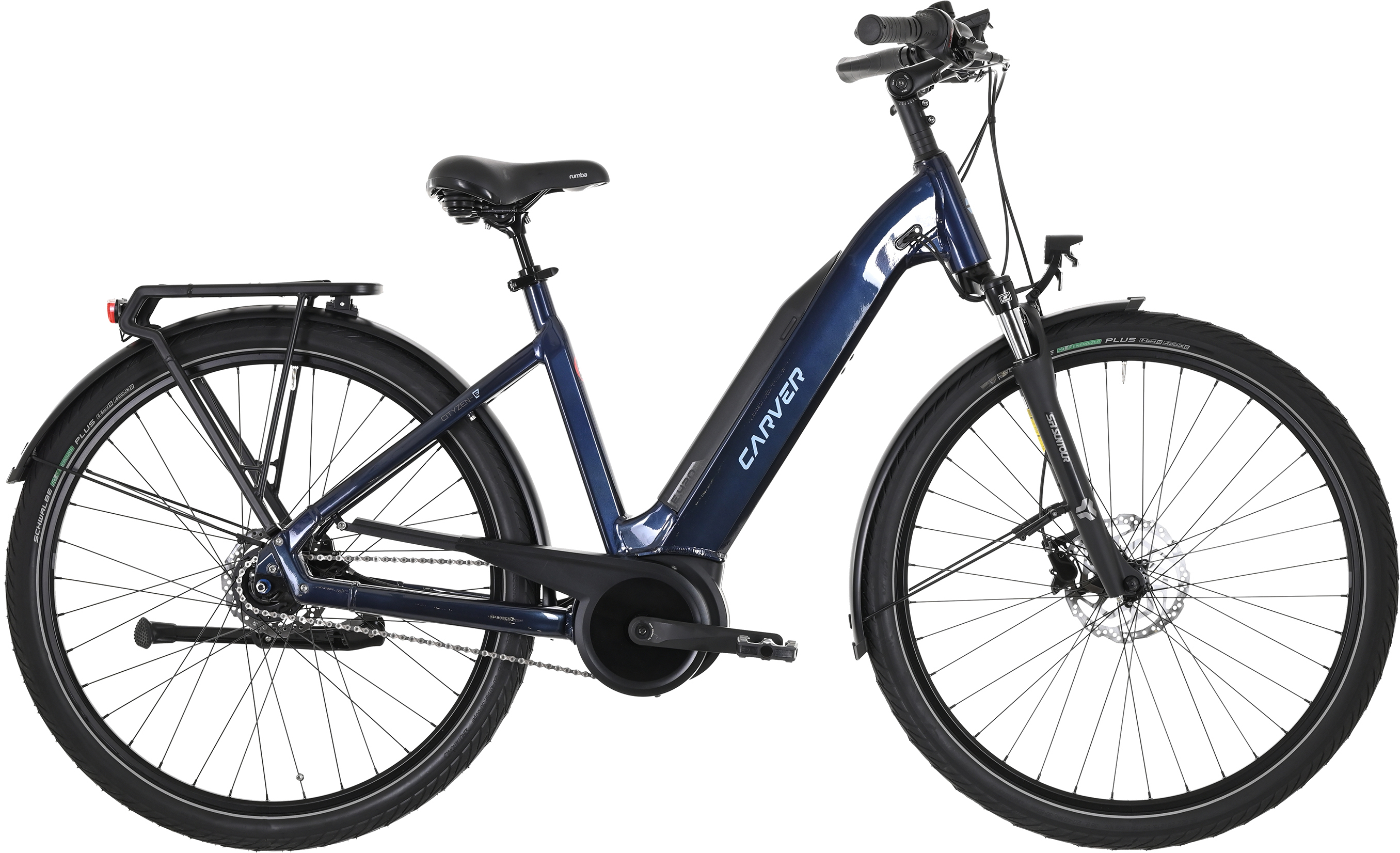 Carver Cityzen E.420 RT Blau - 500 Wh - 28 Zoll - Tiefeinsteiger (2025)
