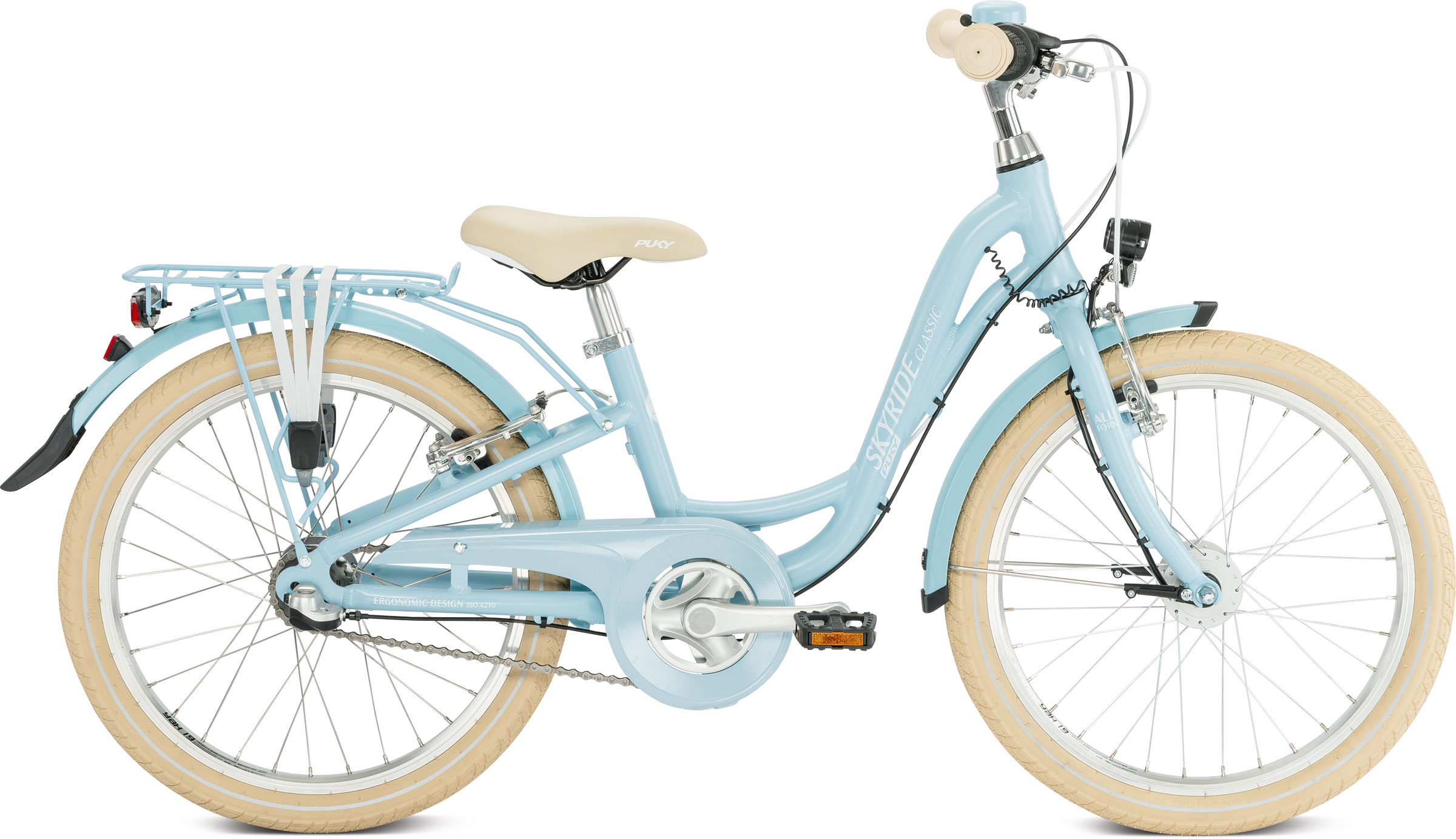 fahrrad puky skyride 20 zoll mit vogel am sattel