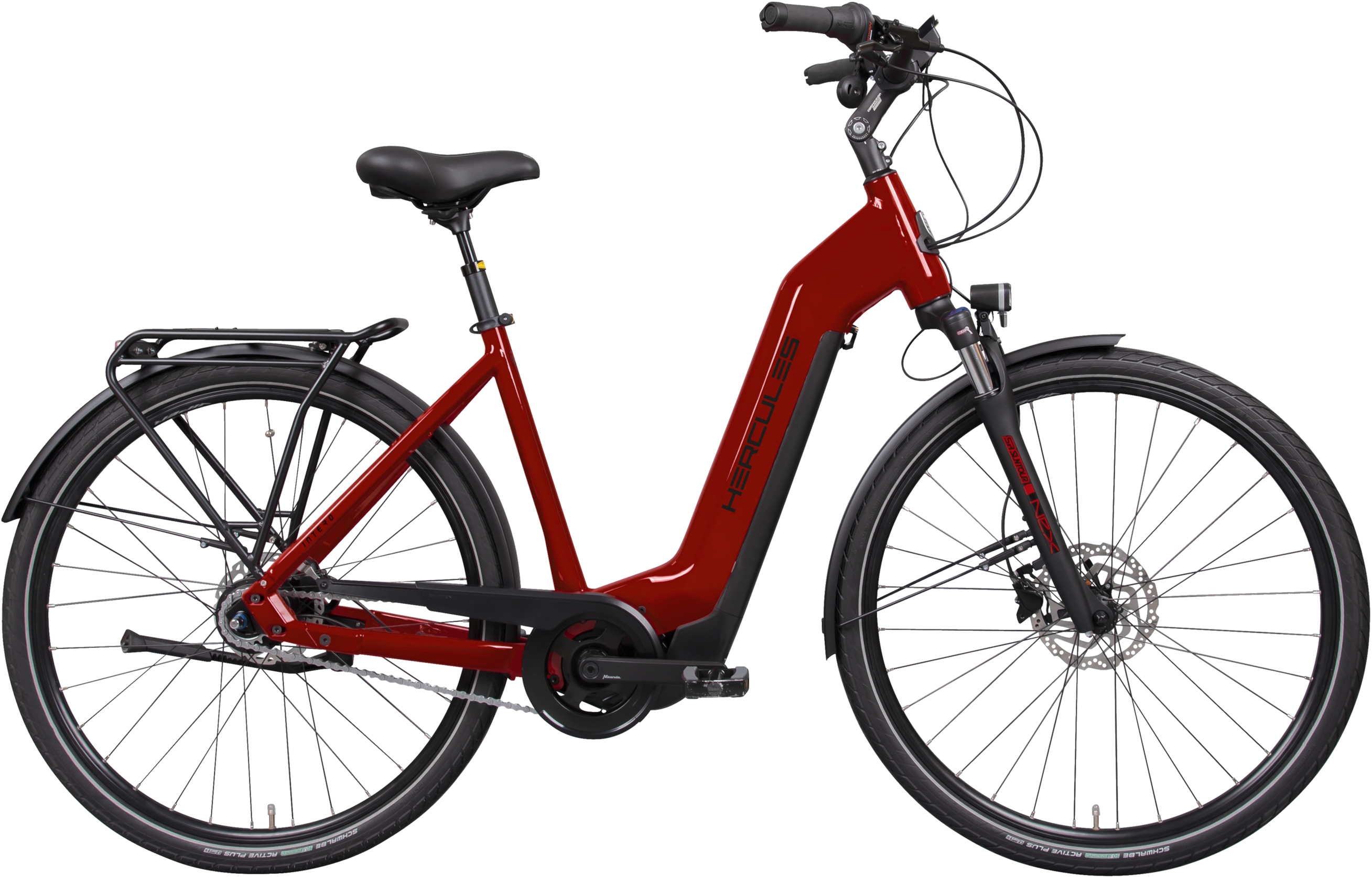 Hercules Intero I-R8 Rot - 630 Wh - 28 Zoll - Tiefeinsteiger (2023)