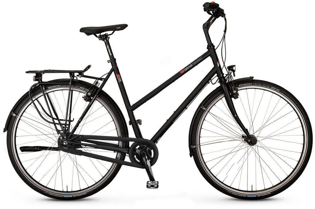 VSF Fahrradmanufaktur T-300 Alfine Ebony Matt - 28 Zoll - Trapez (2026)