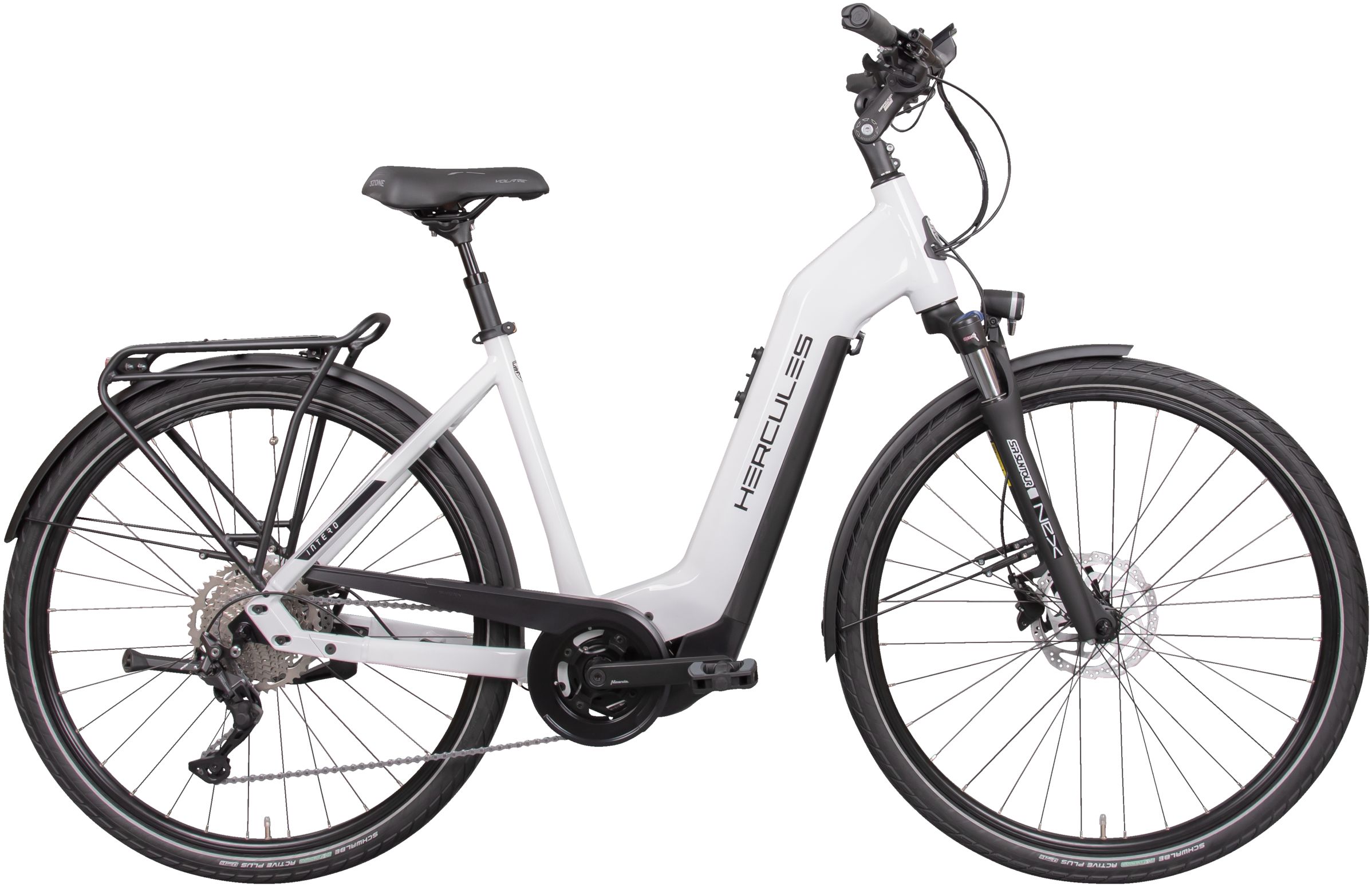Hercules Intero Sport I-10 White Glossy - 630 Wh - 28 Zoll - Tiefeinsteiger (2023)
