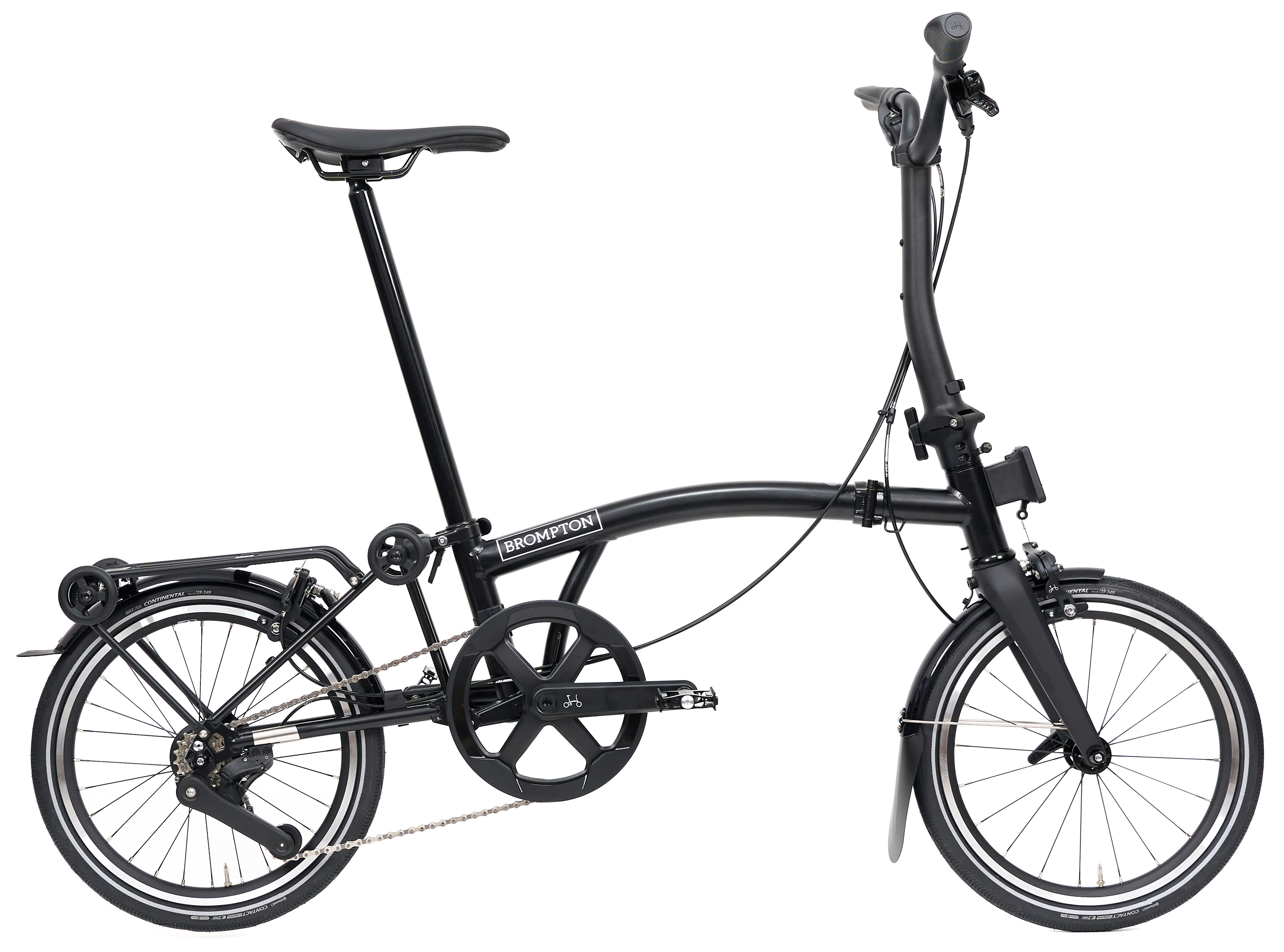 Brompton P Line Explore MK2 Black Matt - 16 Zoll - Faltrahmen (2026)