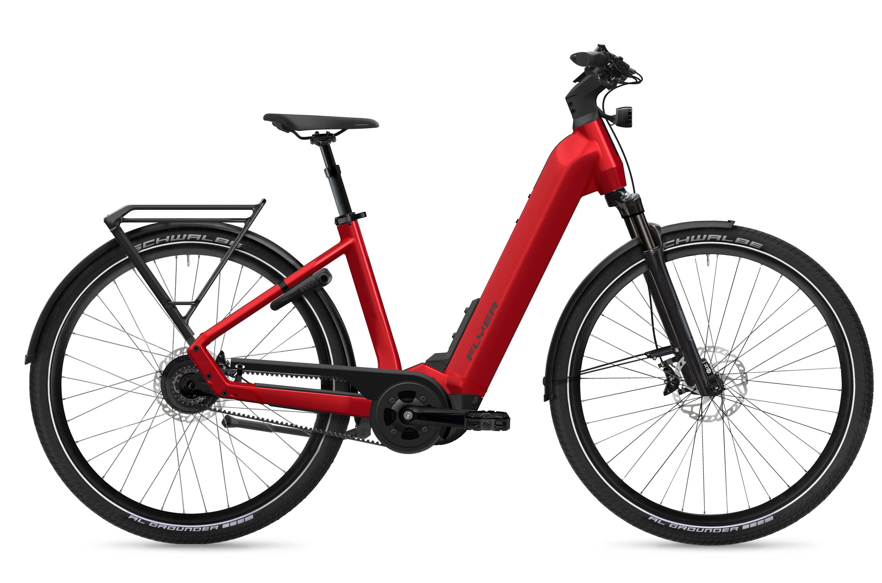 Flyer G1 Upstreet 7.43 Mercury Red Gloss - 630 Wh - 28 Zoll - Tiefeinsteiger (2025)