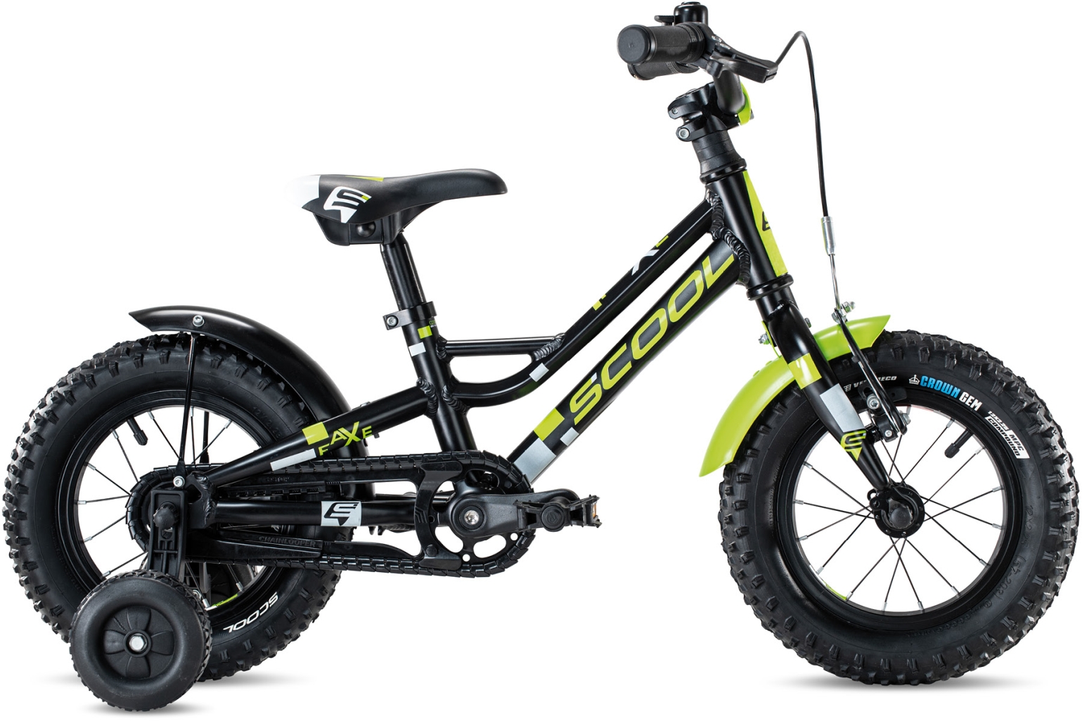 S'COOL FaXe 12 1-Gang Schwarz - 12 Zoll - Diamant (2023)