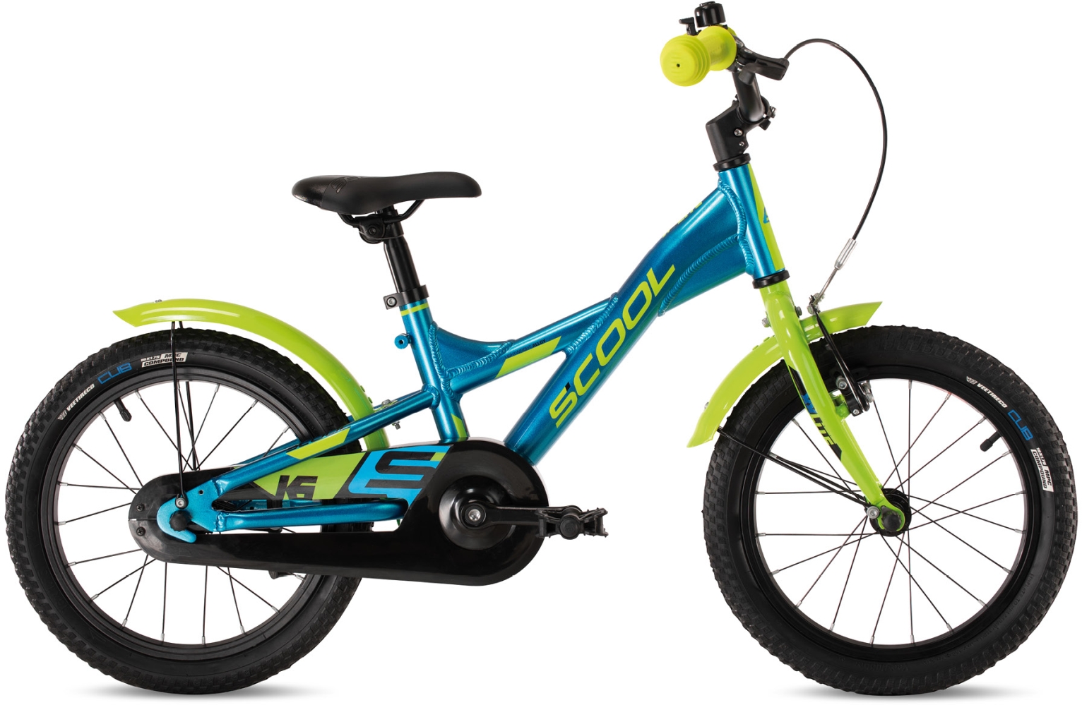 S'COOL XXlite 16 Blue/Lime - 16 Zoll - Y-Rahmen (2025)