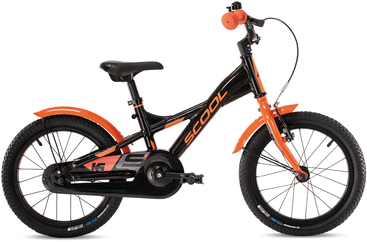 S'COOL XXlite 16 Black Orange - 16 Zoll - Y-Rahmen (2025)