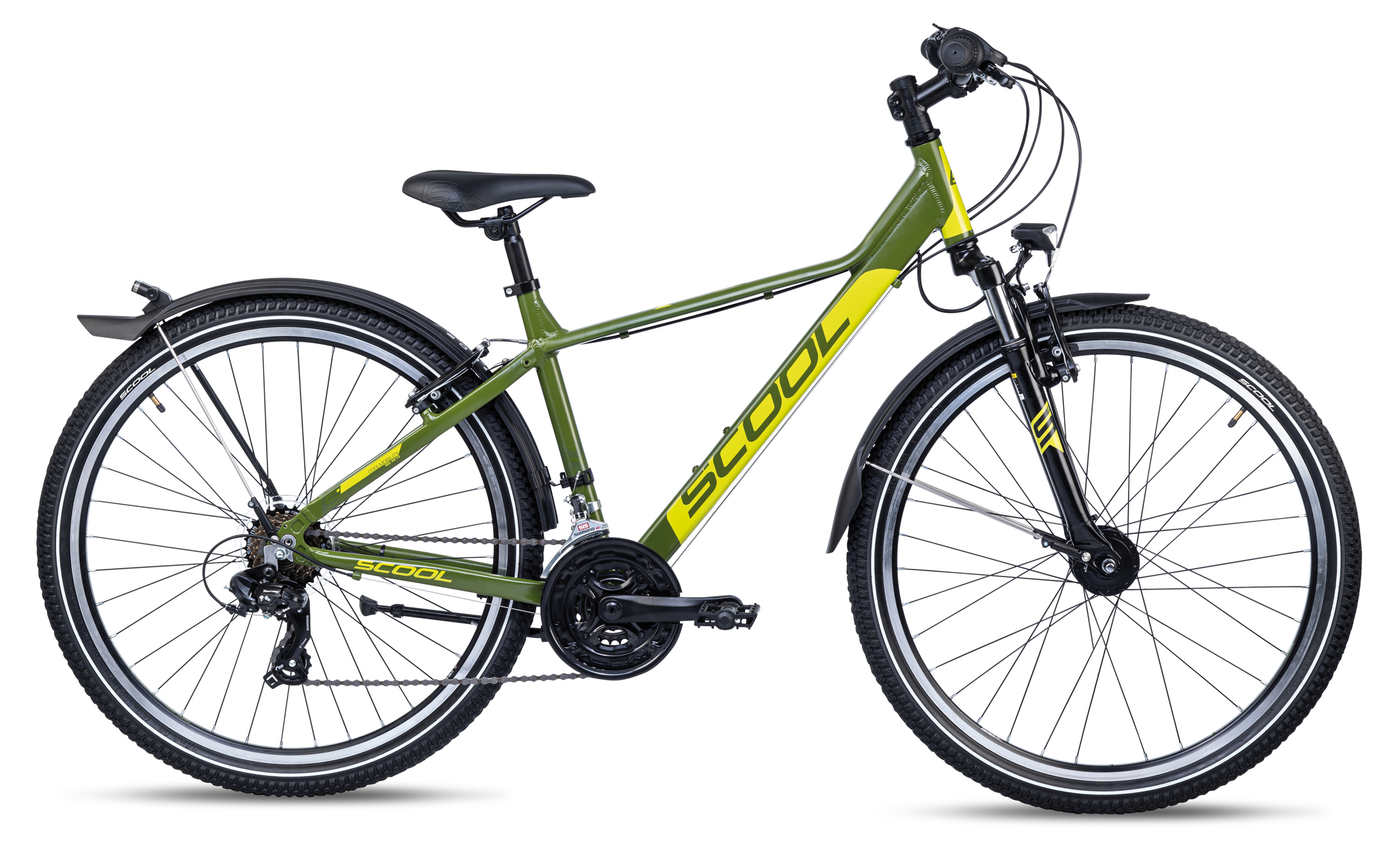 S'COOL troX EVO 26 Green/Lime - 26 Zoll - Diamant (2025)