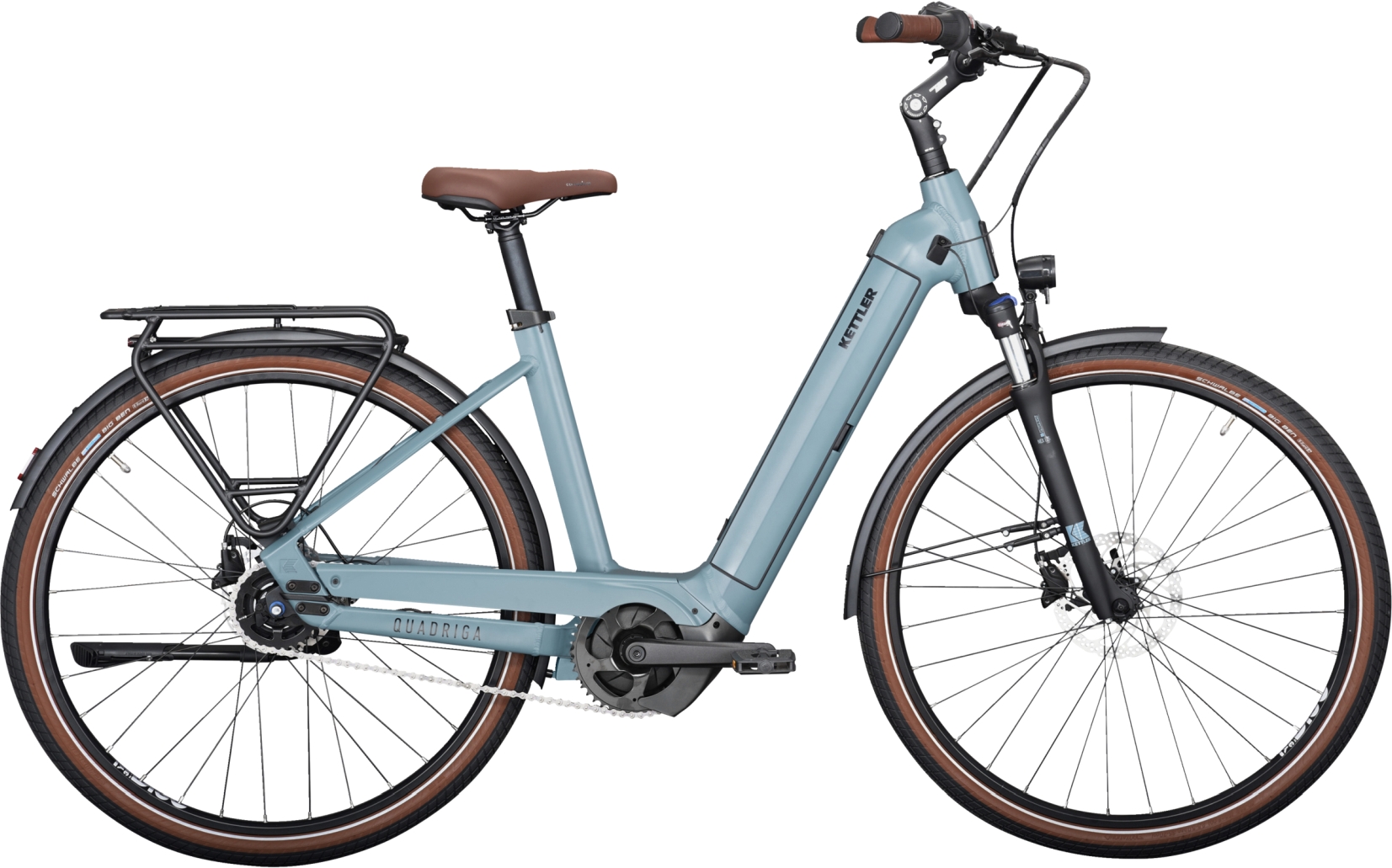 Kettler Quadriga P5 FL Modern Blue Matt - 625 Wh - 28 Zoll - Tiefeinsteiger (2025)
