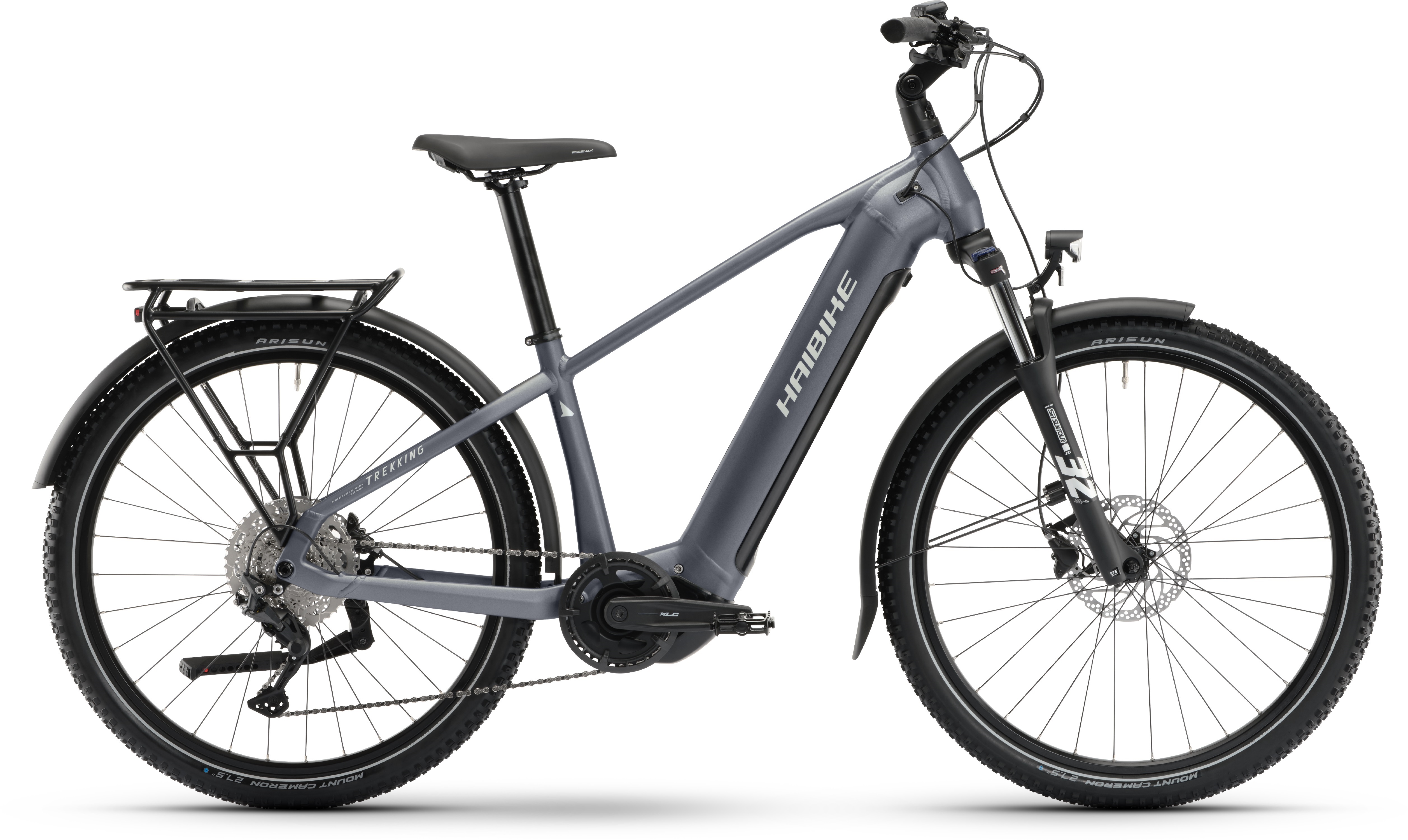 Haibike Trekking 4 Dark Silver/Pearl Matt - 720 Wh - 27.5 Zoll - Diamant (2024)