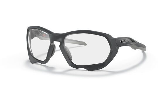 Sport-Sonnenbrillen - Oakley Plazma Matte Carbon/Clear To Black Iridium Photochromic