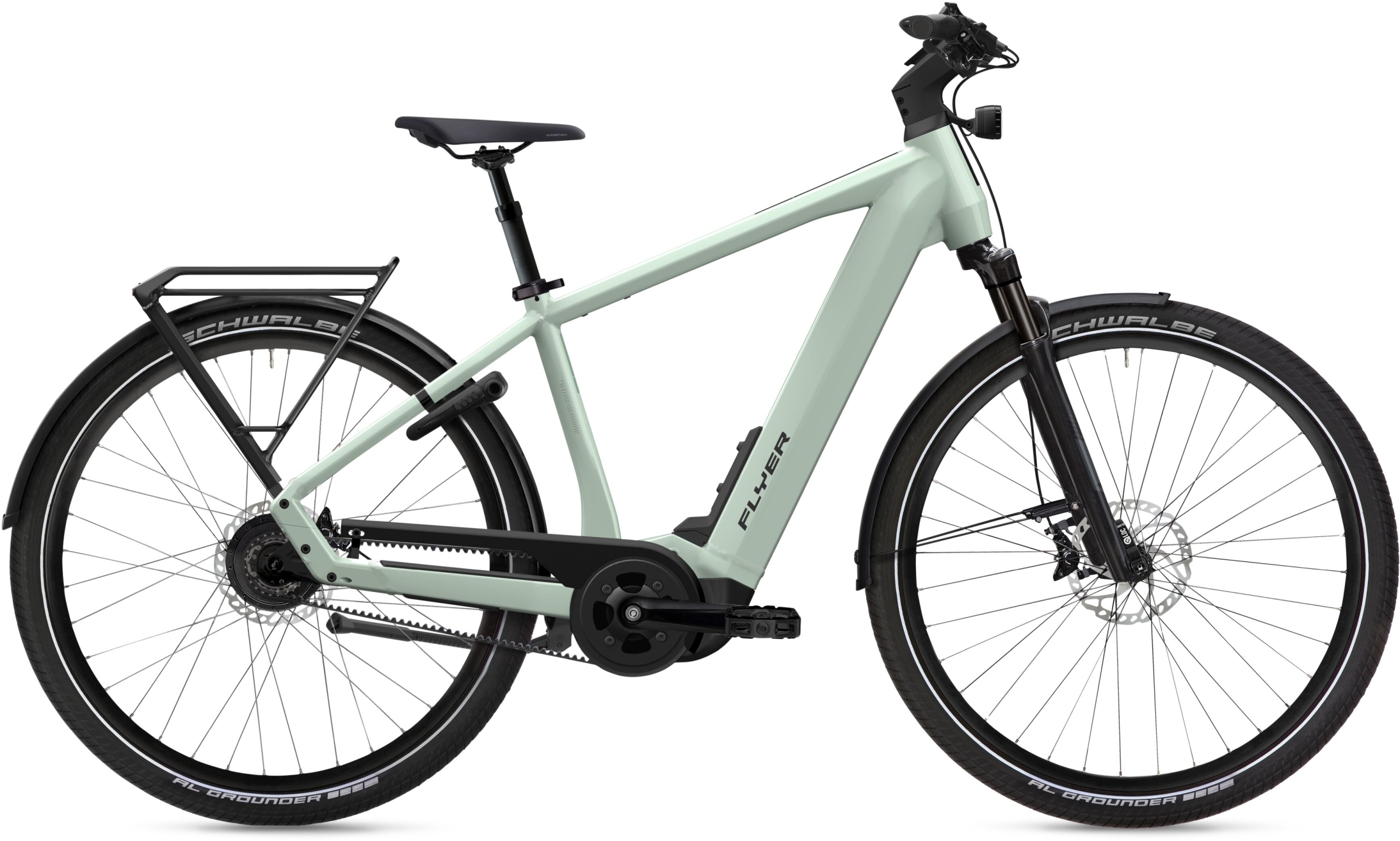 Flyer Upstreet 7.23 Frosty Sage Gloss - 750 Wh - 28 Zoll - Diamant (2025)