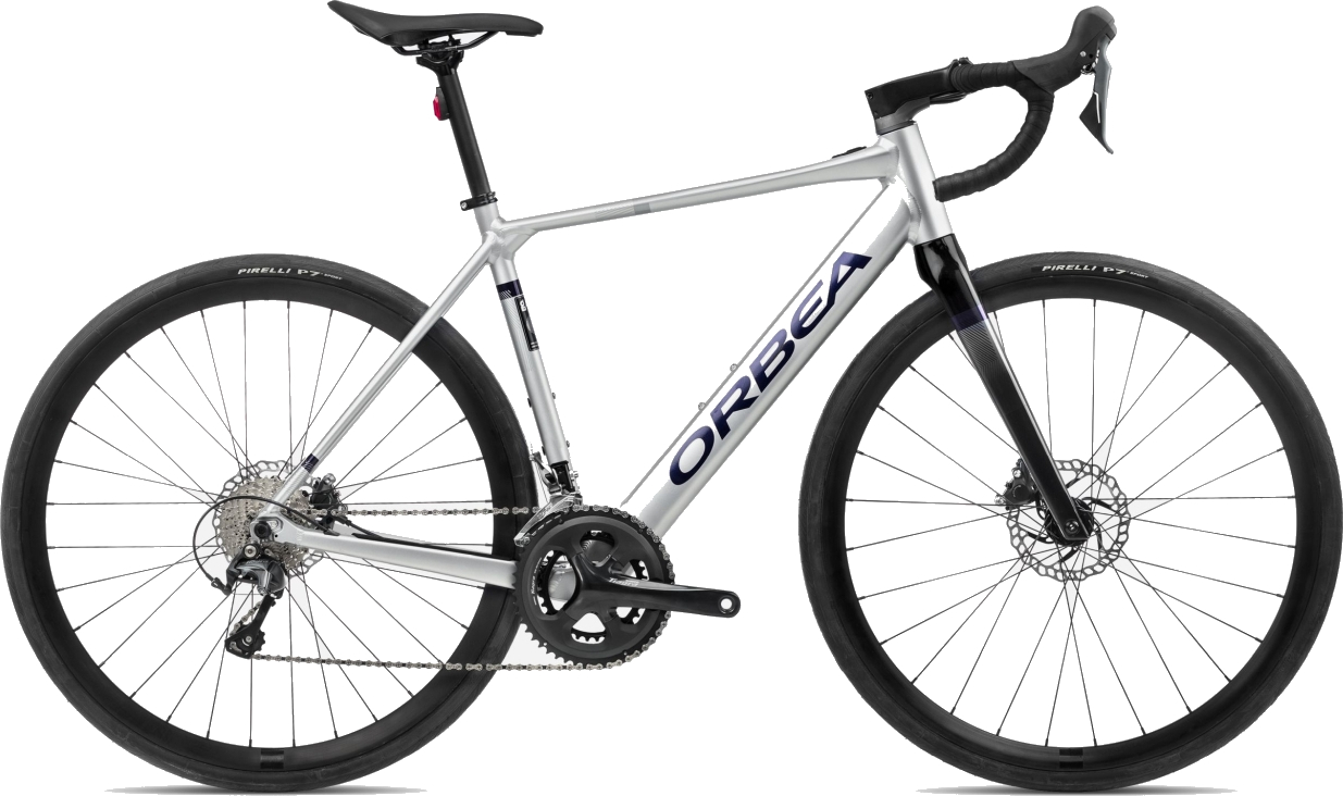 Orbea Gain D40 Metallic Silver - 248 Wh - 28 Zoll - Diamant (2024)