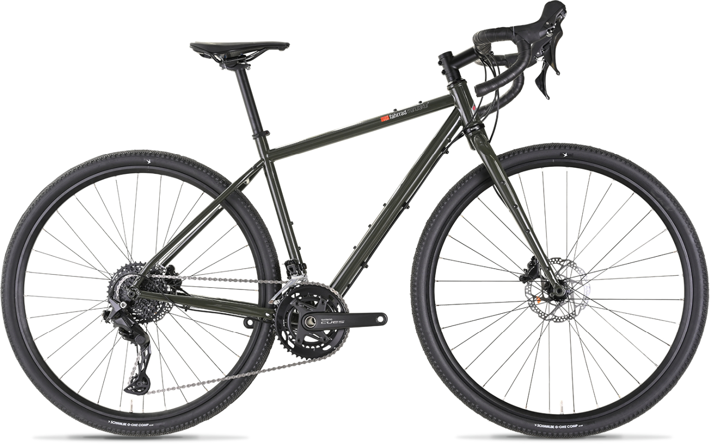VSF Fahrradmanufaktur GX-400 Schwarzoliv glänzend - 28 Zoll - Diamant (2026)