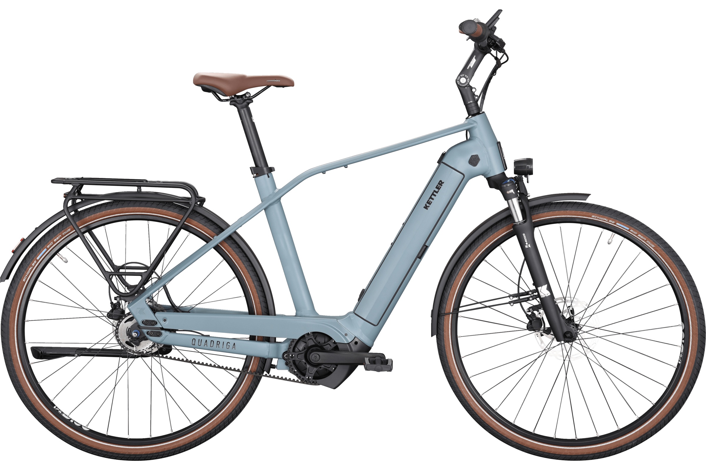 Kettler Quadriga P5 Belt RT Modern Blue Matt - 625 Wh - 28 Zoll - Diamant (2025)