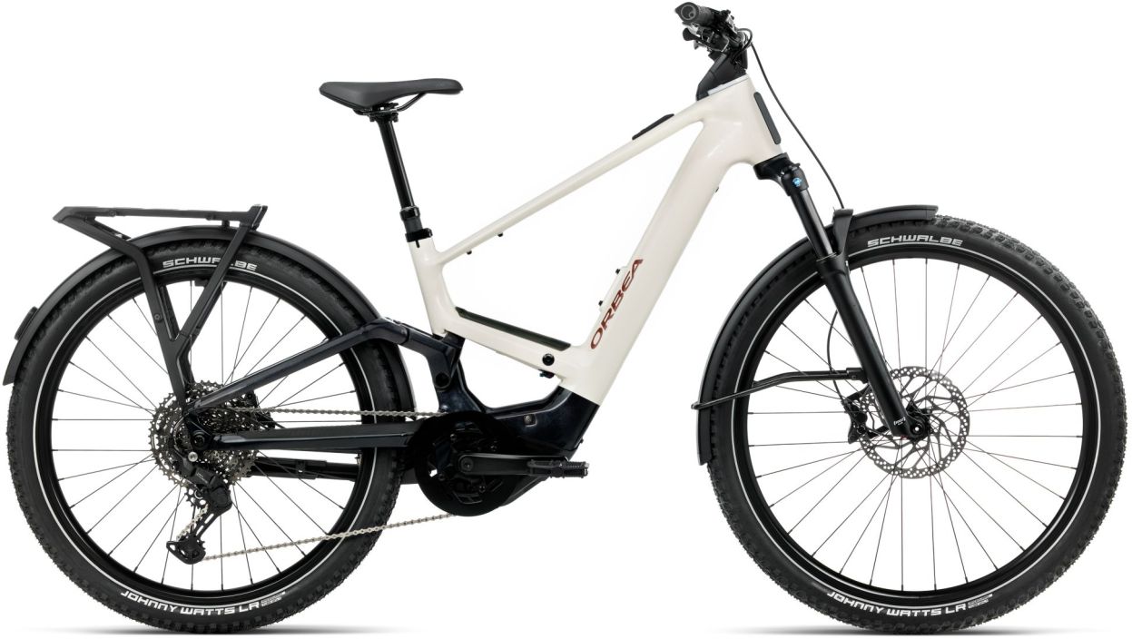 Orbea Muga 30 Ivory White - Black (Gloss) - 600 Wh - 27.5 Zoll - Fully (2026)