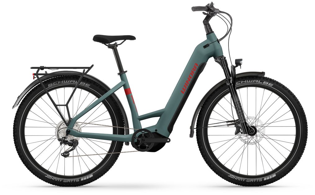 Winora Yucatan X12 Metallic Stone Blue Matte - 720 Wh - 27.5 Zoll - Tiefeinsteiger (2025)