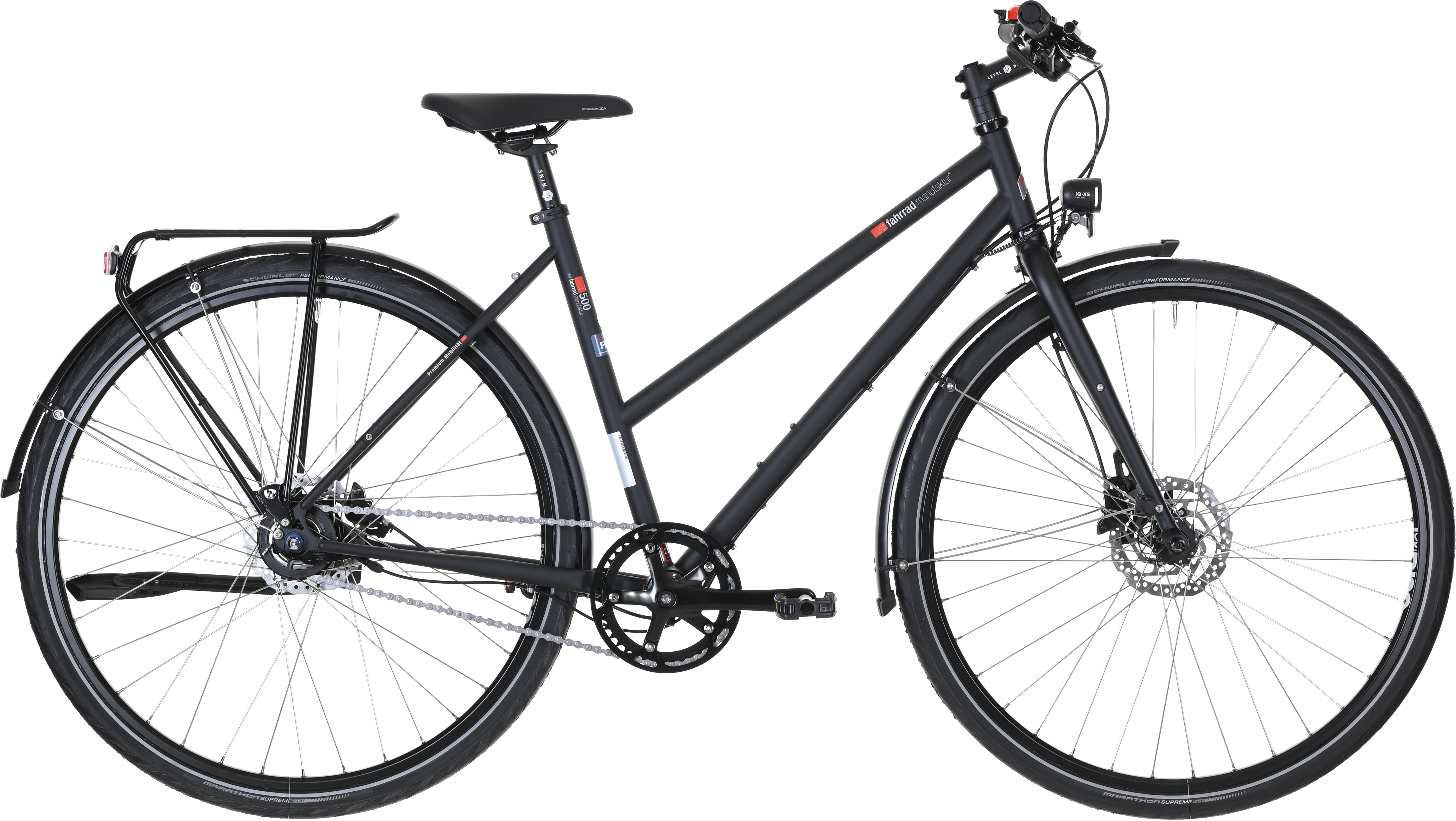 VSF Fahrradmanufaktur T-500 Alfine Ebony Matt - 28 Zoll - Trapez (2026)