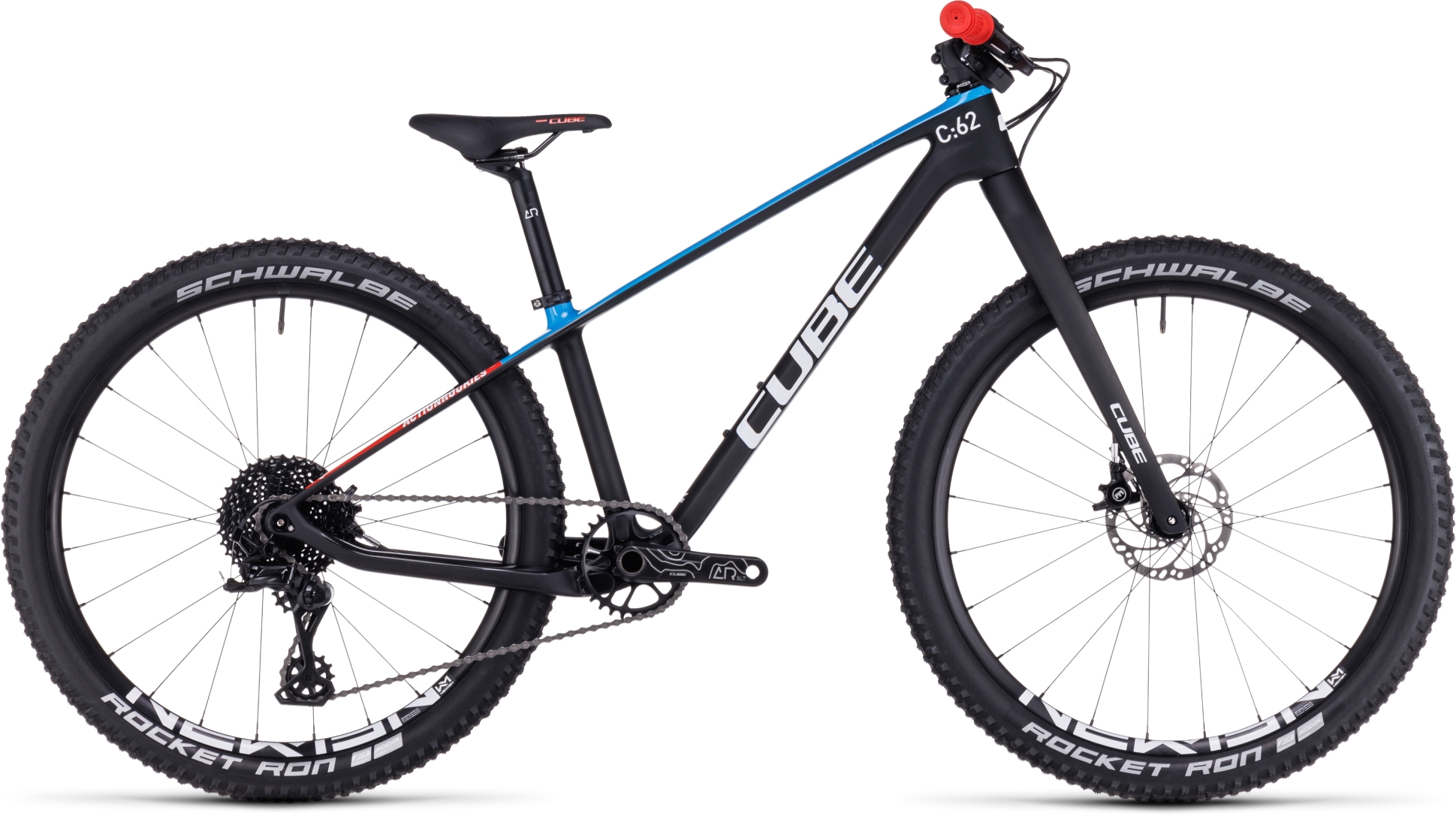 Cube Elite 240 C:62 Pro carbon´n´blue´n´red - 24 Zoll - Diamant (2026)