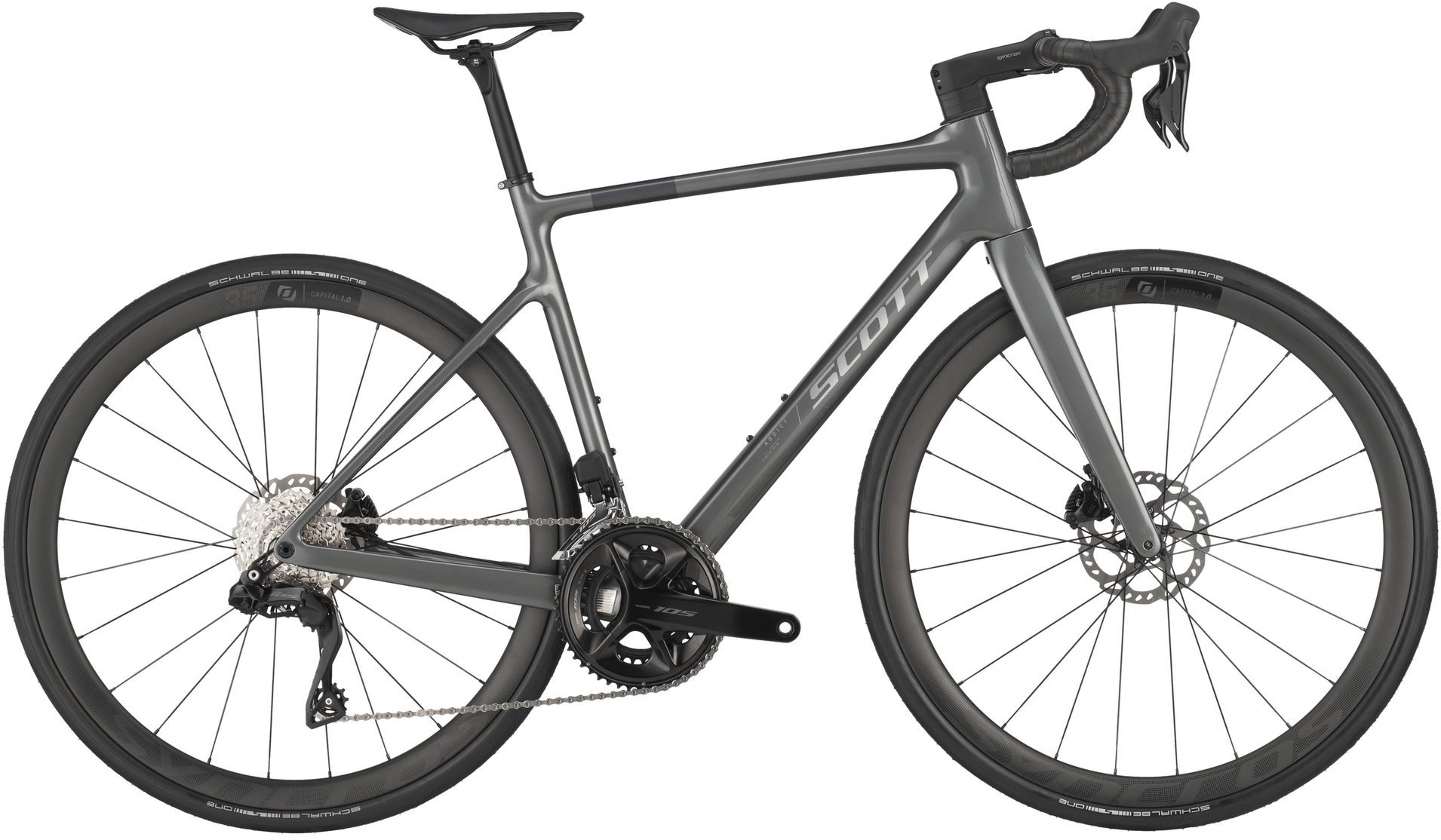 Scott Addict 30 slate grey - 28 Zoll - Diamant (2025)